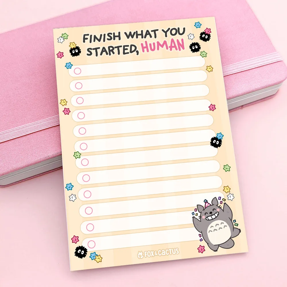 Finish What You Started A6 (4x6) Notepad