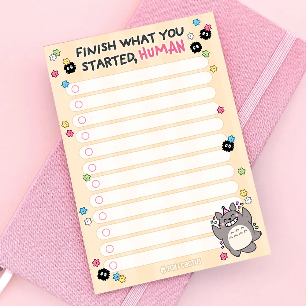 Finish What You Started A6 (4x6) Notepad
