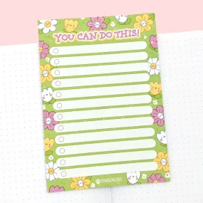 Flower Power A6 (4x6) Notepad
