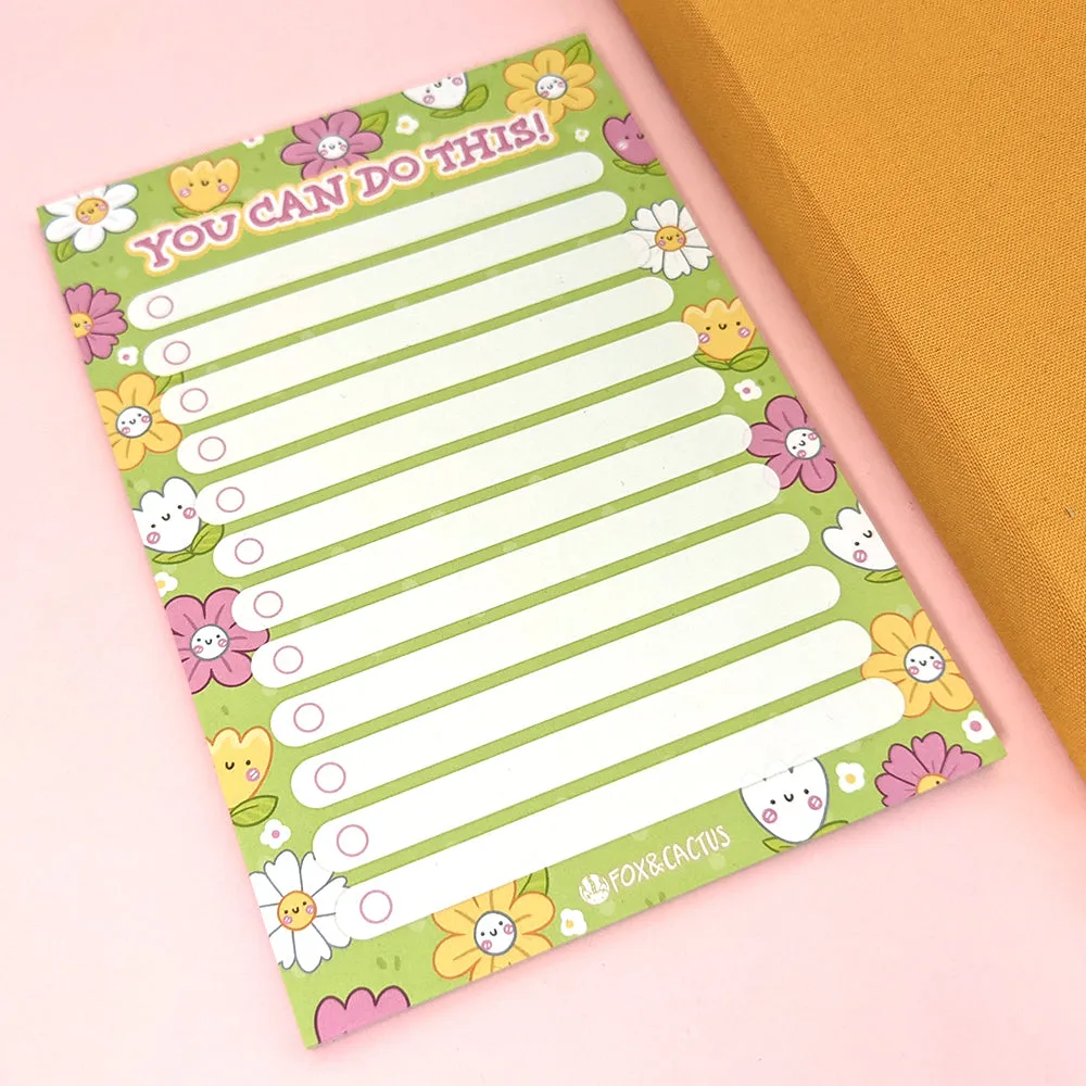 Flower Power A6 (4x6) Notepad