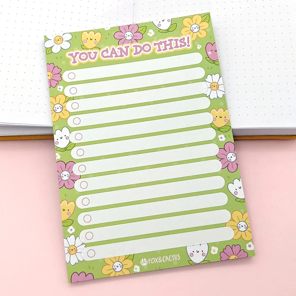 Flower Power A6 (4x6) Notepad