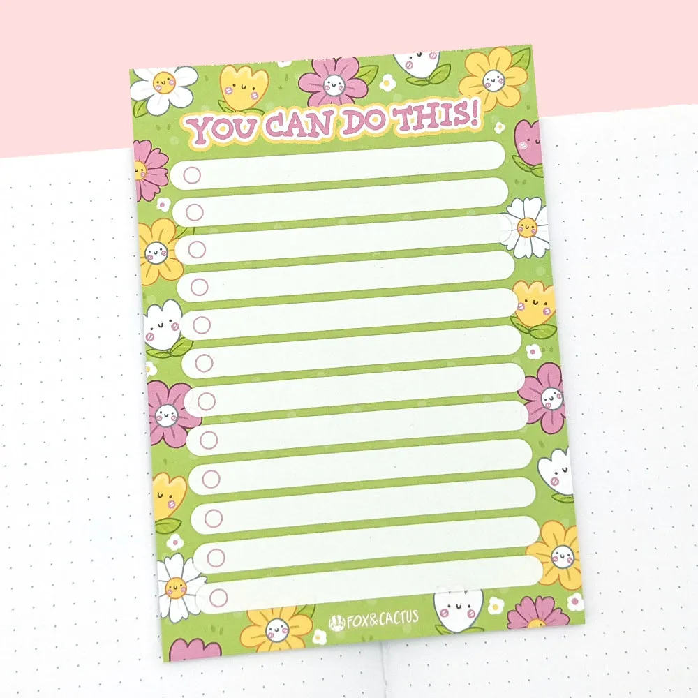 Flower Power A6 (4x6) Notepad