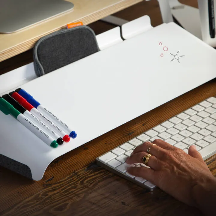 FluidStance Slope™ Desk Whiteboard