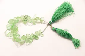 Fluorite gemstone Slice cut beads