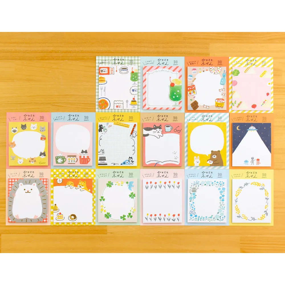 Furukawashiko Sticky Notes - Spring Flowers