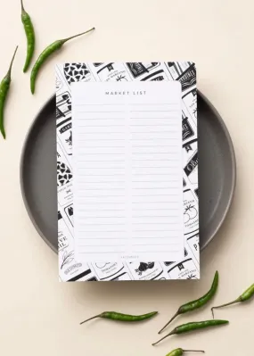 Hazelmade | Notepad "Market List" Italian Market