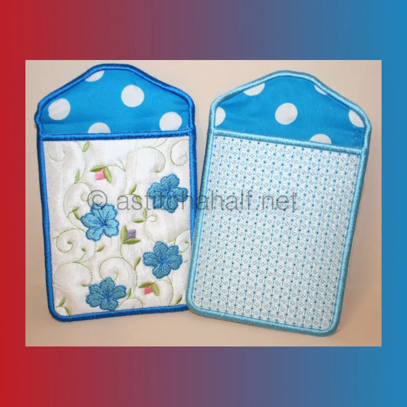 Hibiscus All In The Hoop Mobile Phone Covers and Eyeglass Pouches