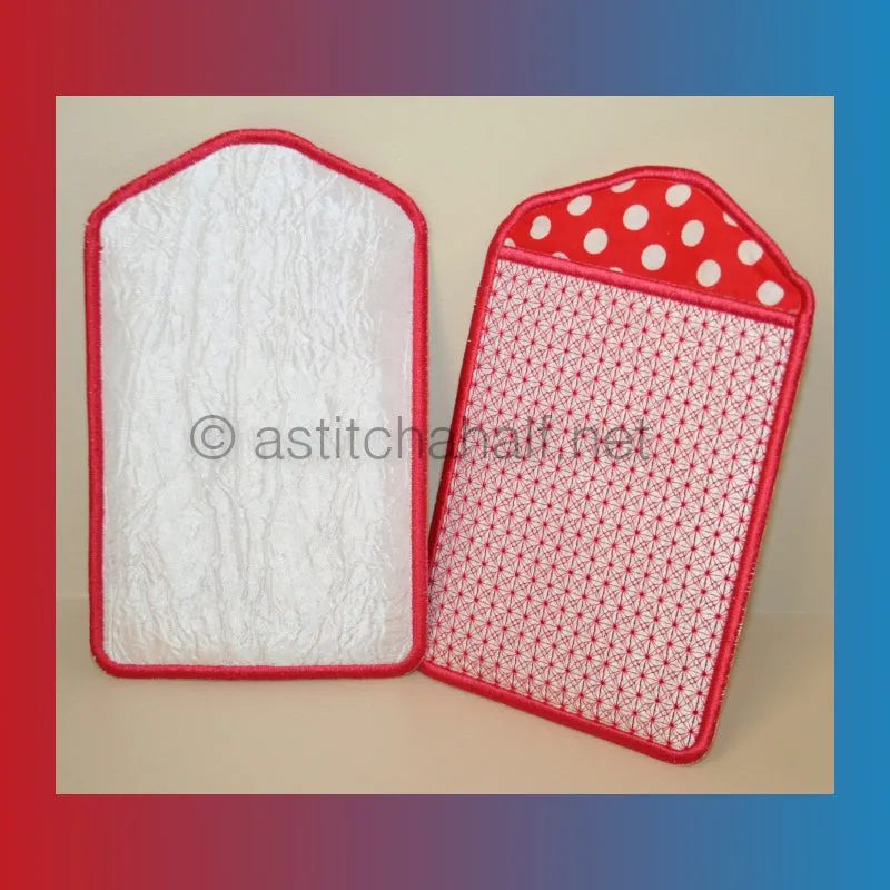 Hibiscus All In The Hoop Mobile Phone Covers and Eyeglass Pouches