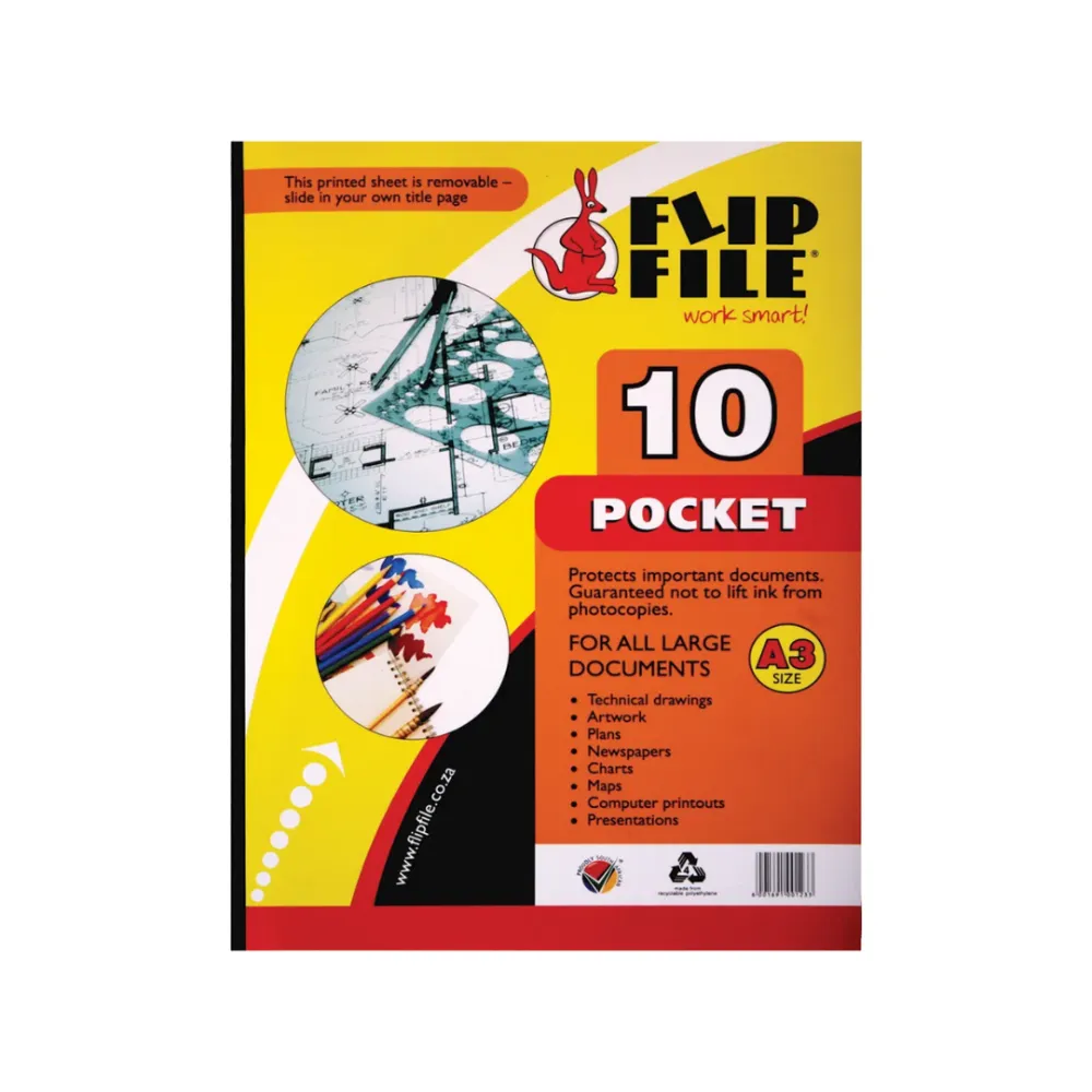 Kangaroo Flip File A3