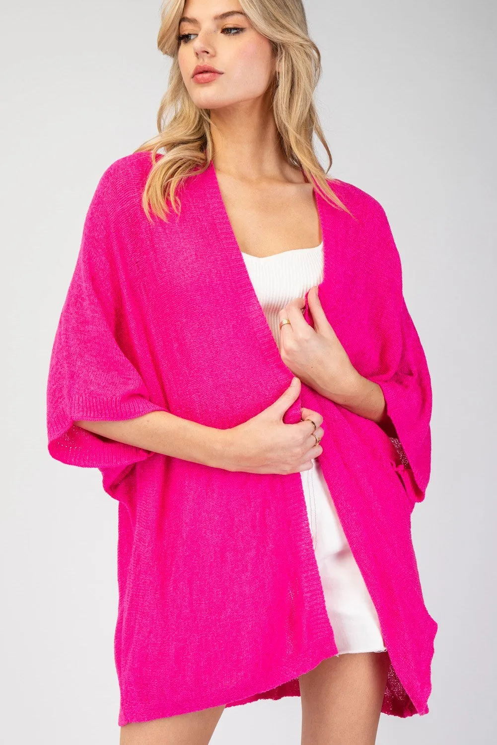 Kimono Comfy Short Sleeve Cardigan