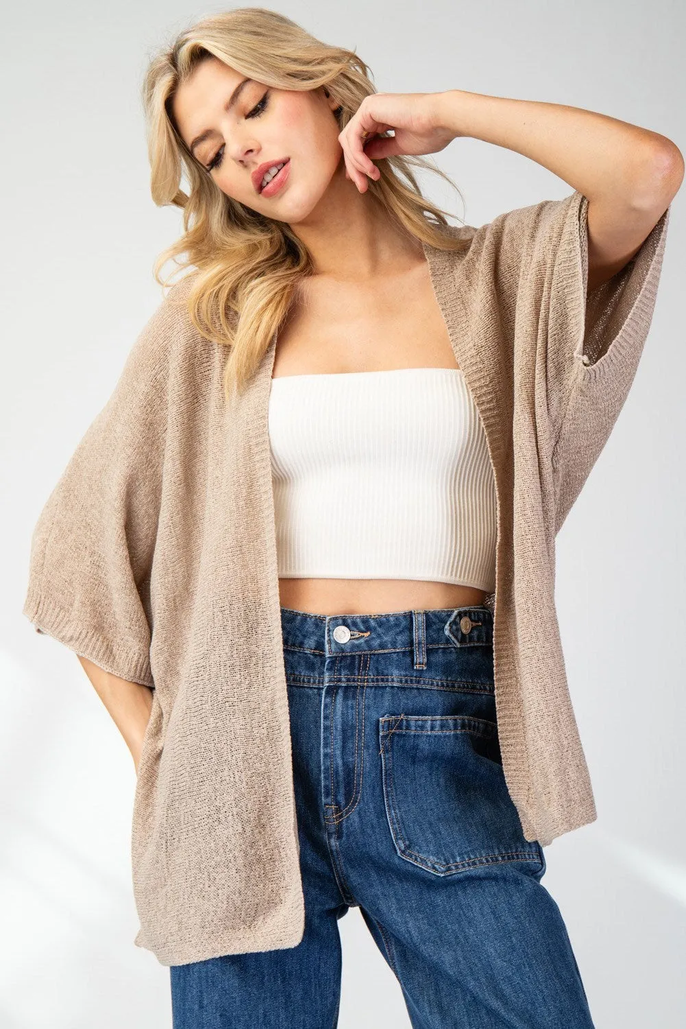 Kimono Comfy Short Sleeve Cardigan