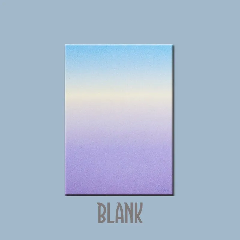 Korean GRADIENT RULED MEMO Notepads Blank Notepad Checkered Notepad Grid Notepad Horizontal Rule Notepad 100gsm | 100 X 140mm 50 Sht