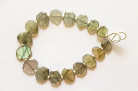 Labradorite gemstone Crown cut beads