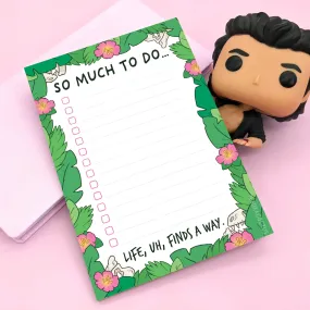 Life Finds A Way A6 (4x6) Notepad