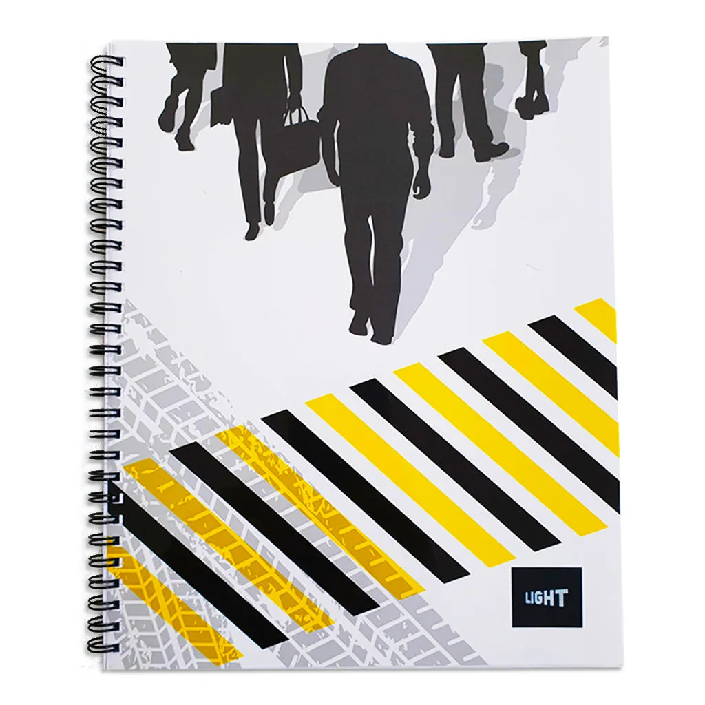 LIGHT® SPIRAL SOFT COVER NOTEBOOK - MODEL 1 100sheets
