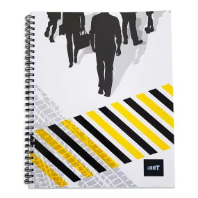 LIGHT® SPIRAL SOFT COVER NOTEBOOK - MODEL 1 100sheets