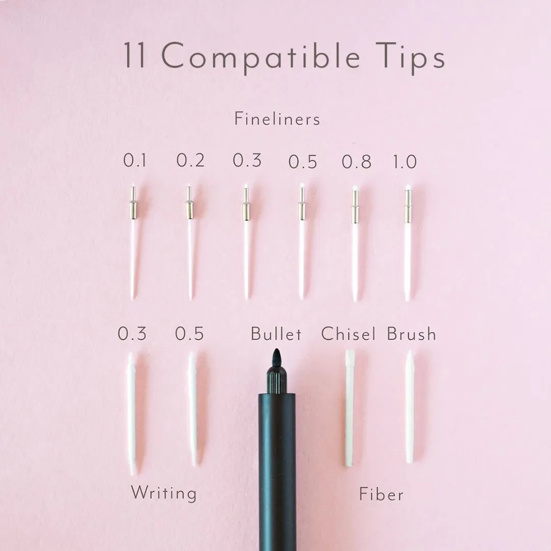 Lumos Pro Lilac Refillable Multi-Tip Pen