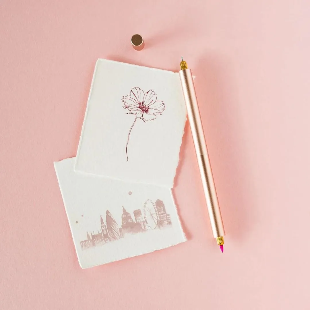 Lumos Pro Rose Gold Refillable Multi-Tip Pen