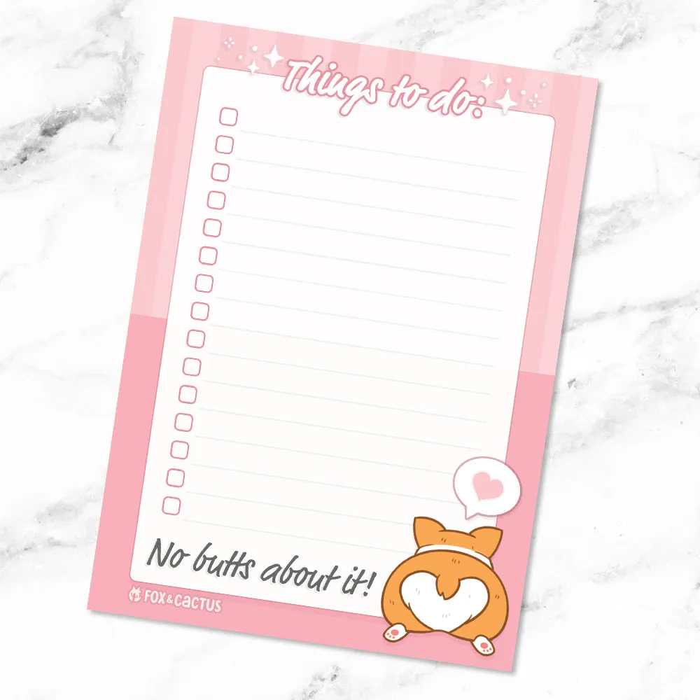 No Butts About It A6 (4x6) Notepad