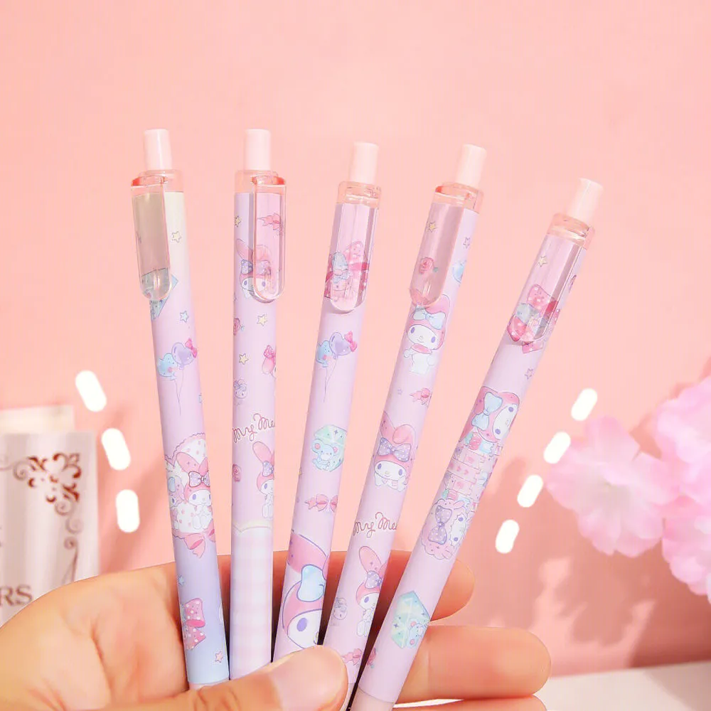 Pack of 5 My Melody Click Pen Set