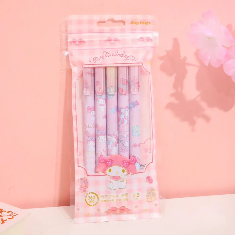Pack of 5 My Melody Click Pen Set