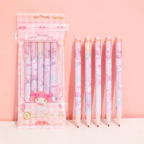 Pack of 5 My Melody Click Pen Set