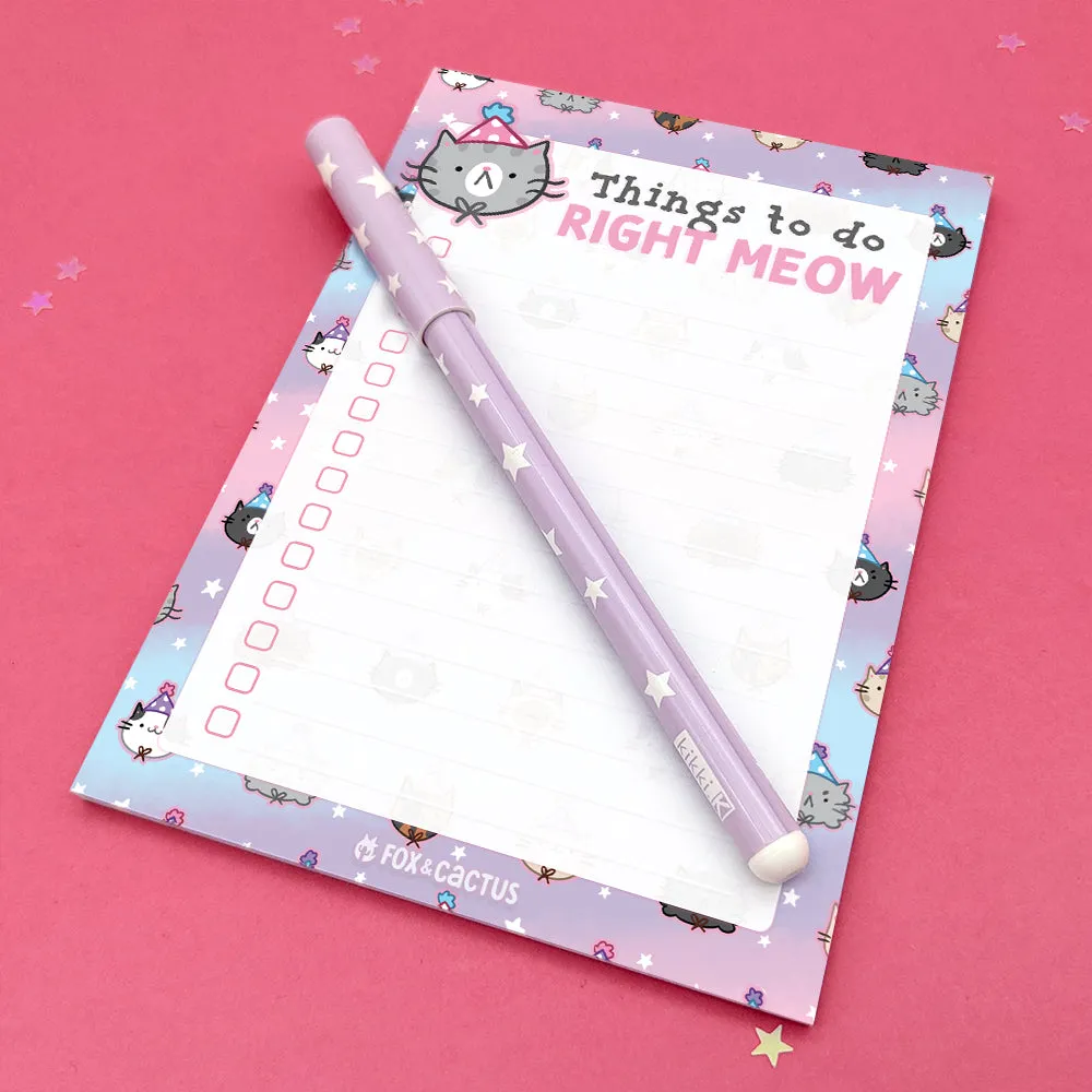 Party Cat A6 (4x6) Notepad