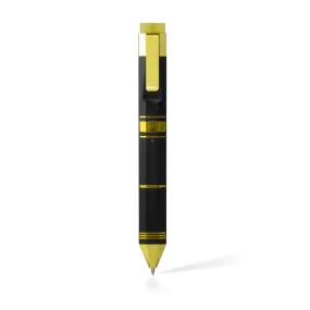 Pen Bookmark 3-in-1 with 2 Ink Refills (Black and Gold)