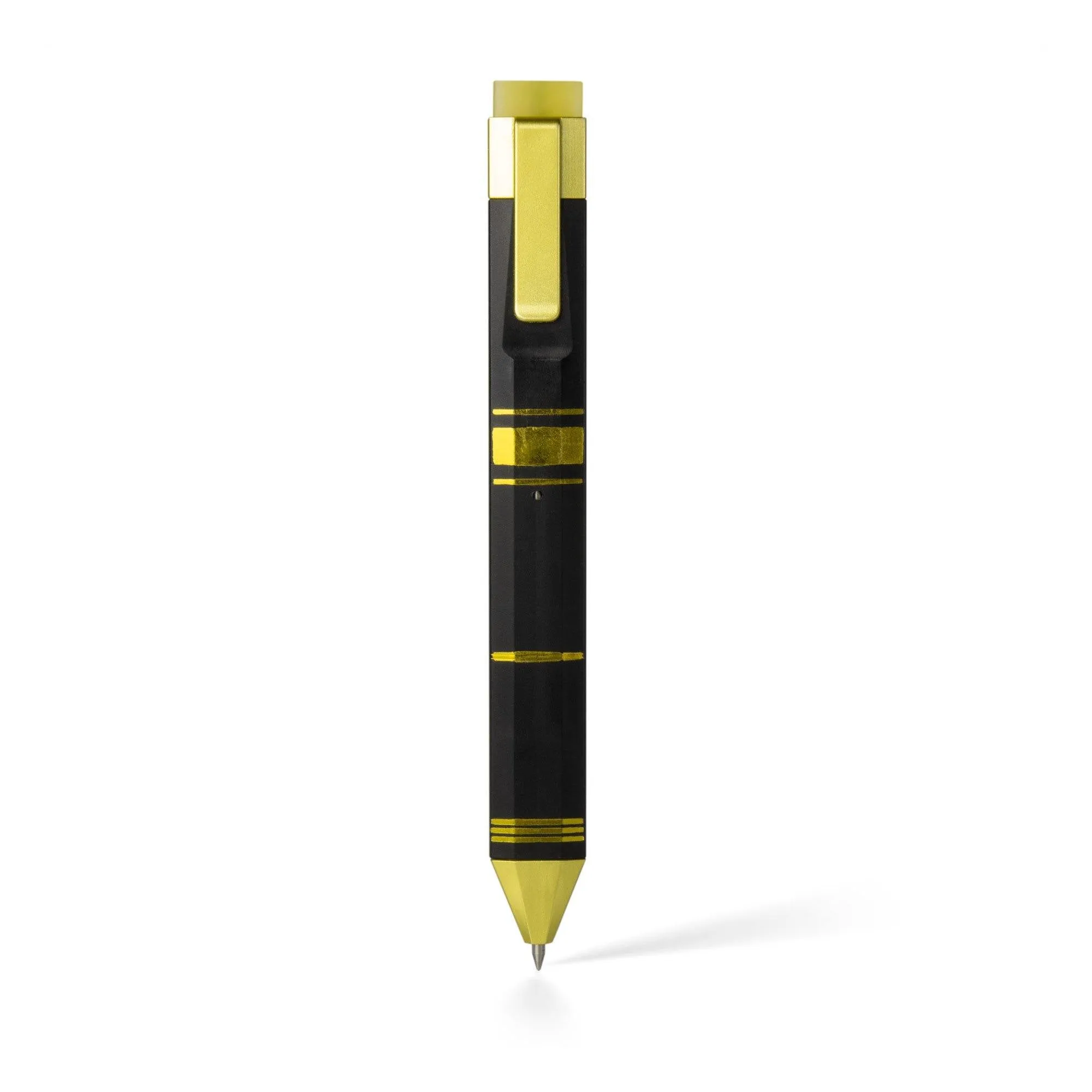Pen Bookmark 3-in-1 with 2 Ink Refills (Black and Gold)