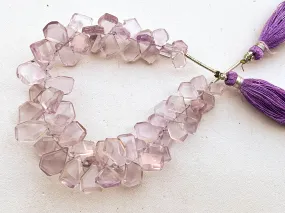 Pink Amethyst gemstone Slice cut beads Pink Amethyst gemstone Slice cut beads