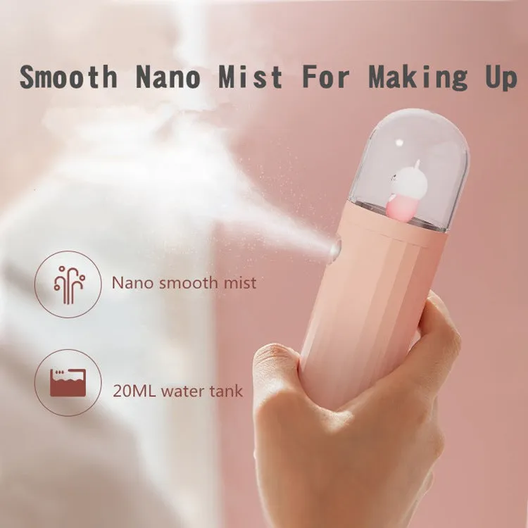 Portable facial mist spray