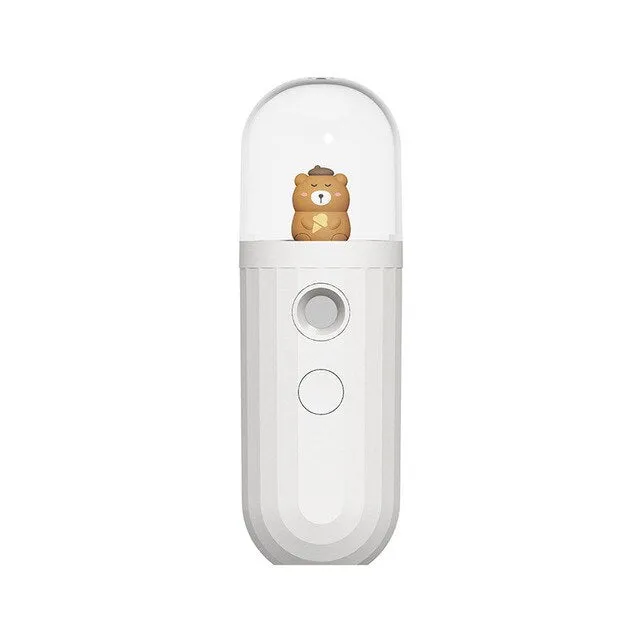 Portable facial mist spray