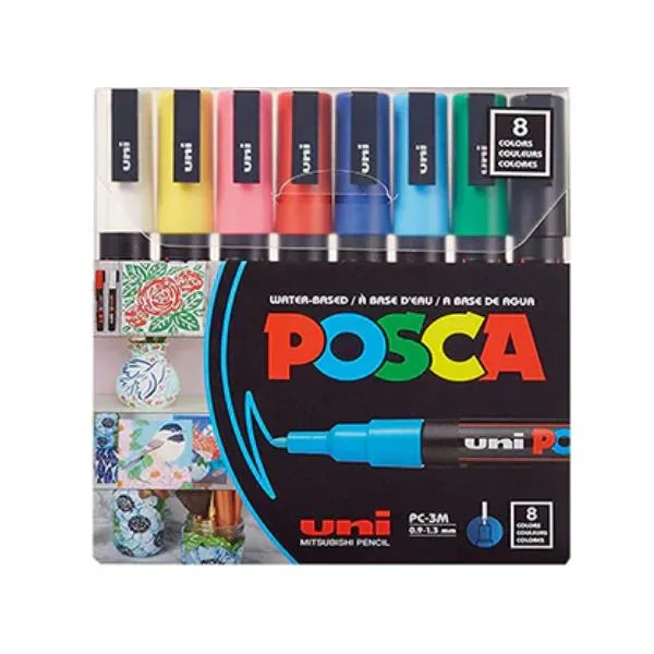Posca Marker Set PC-3M 8pc
