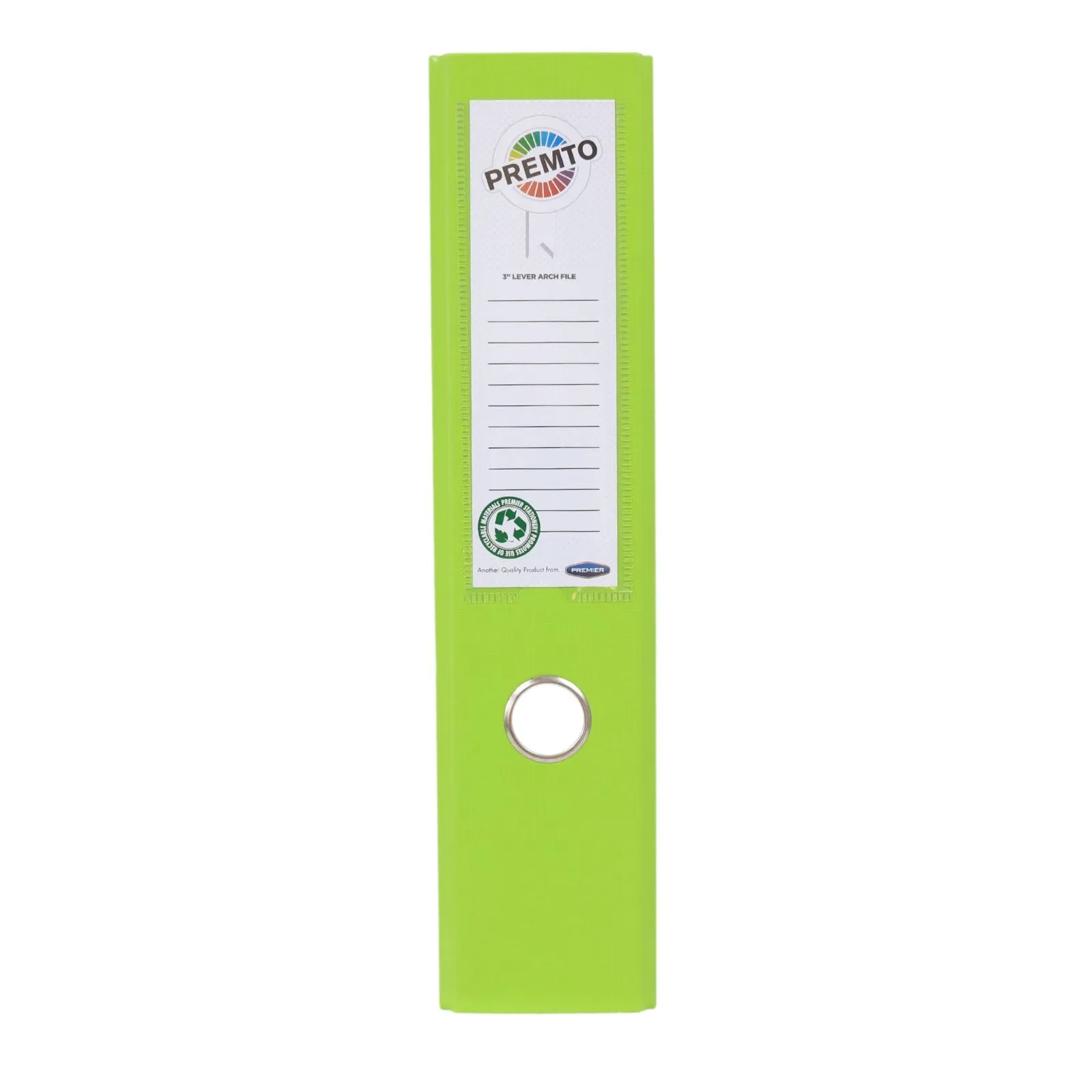 Premto A4 Lever Arch File - Caterpillar Green