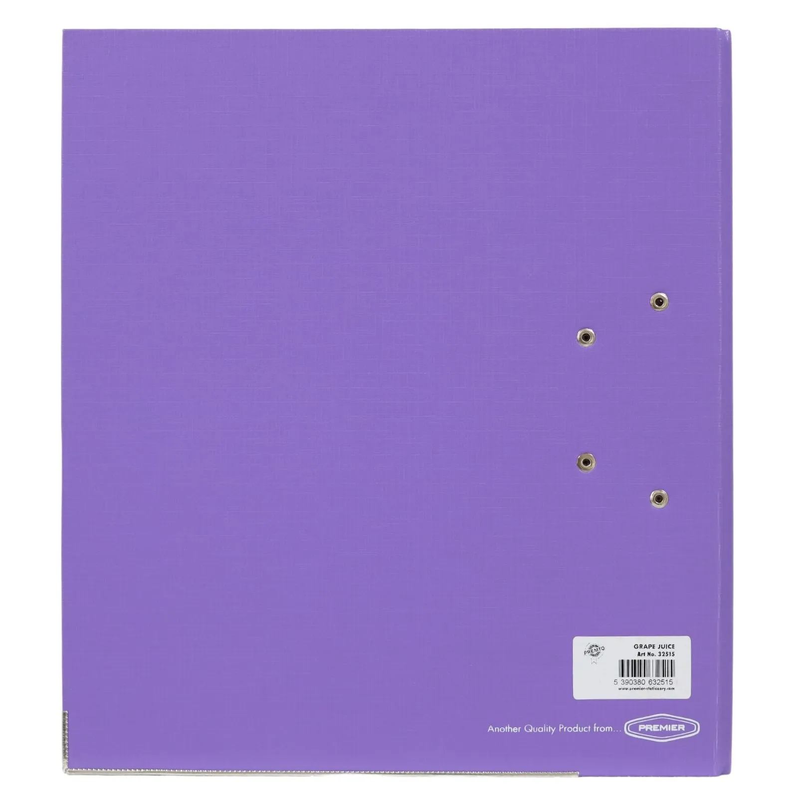 Premto A4 Lever Arch File - Grape Juice