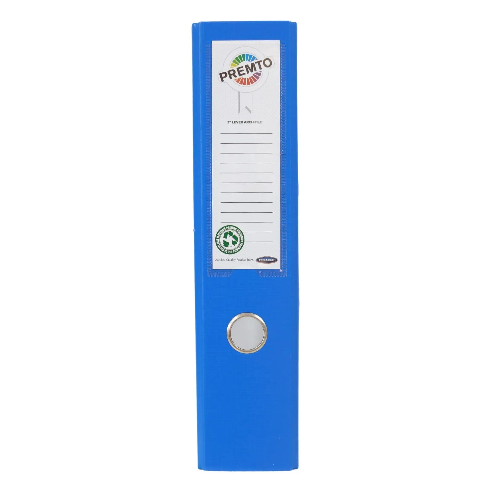 Premto A4 Lever Arch File - Printer Blue