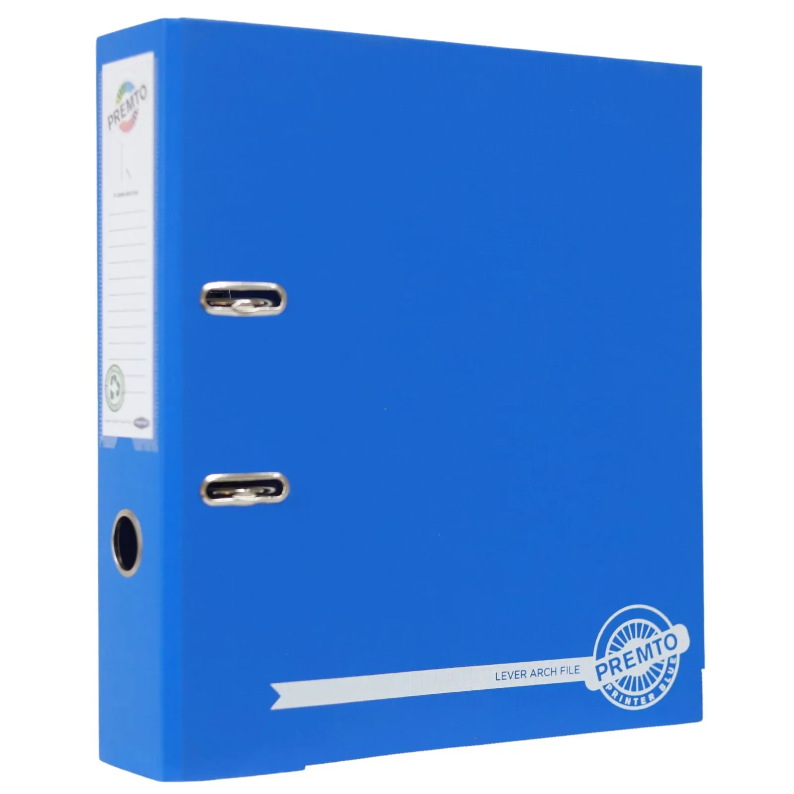 Premto A4 Lever Arch File - Printer Blue