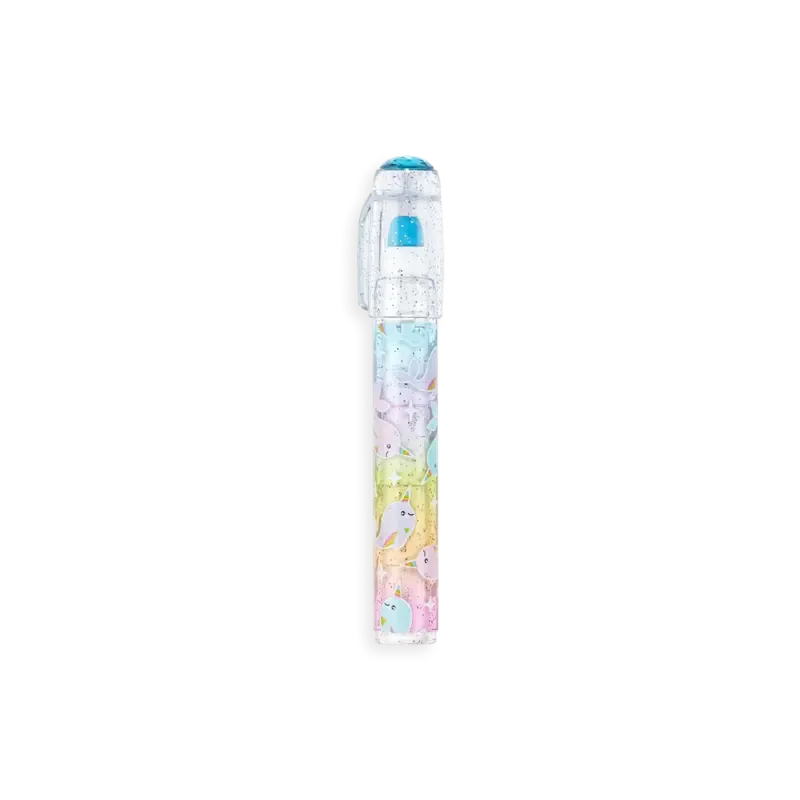 Rainbow glitter gem scented erasers