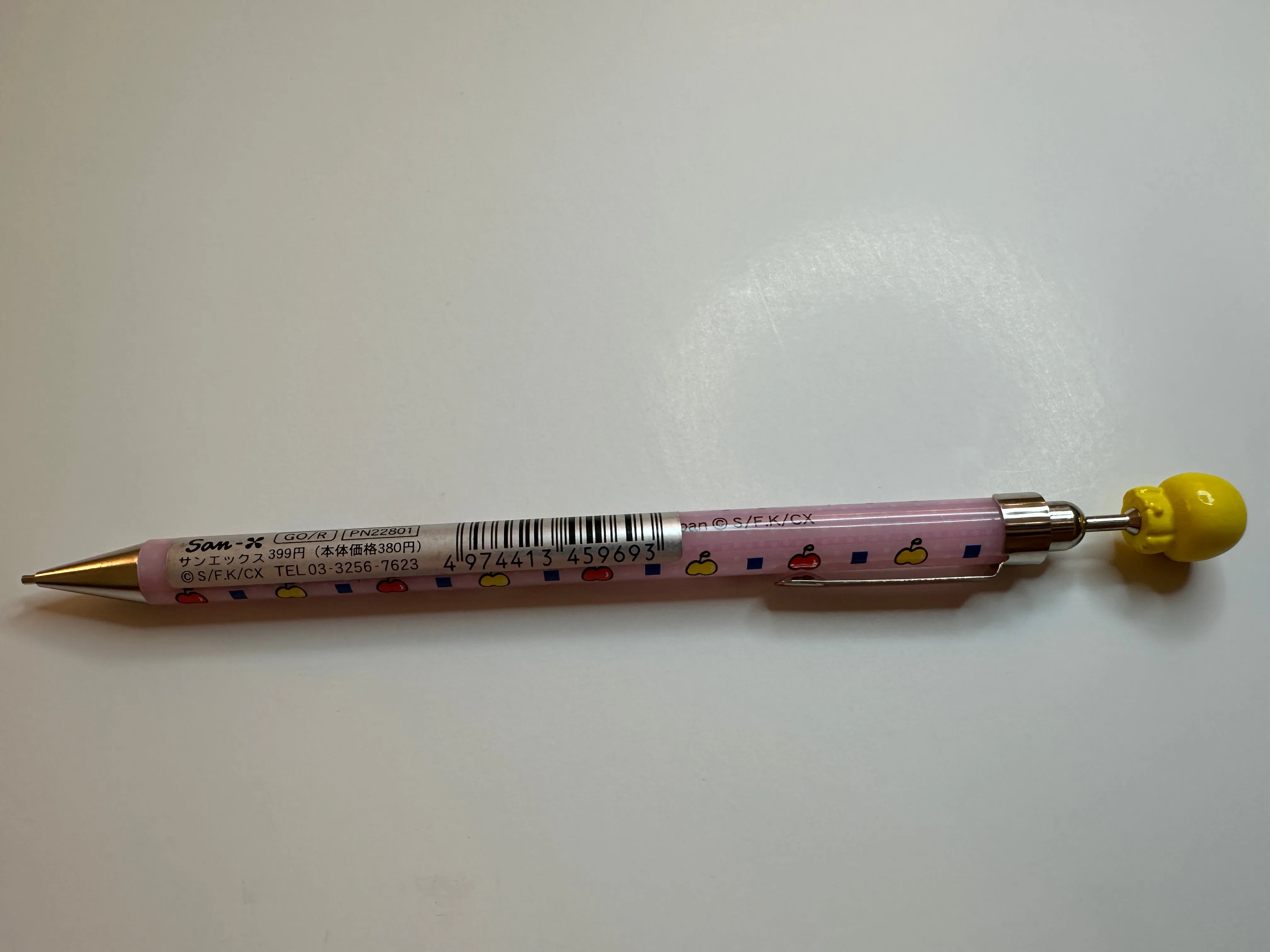 San-x Vintage Goringo Apple Rare Mechanical Pencil