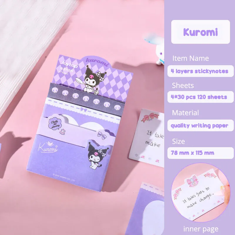 Sanrio Characters Sticky Notes Set