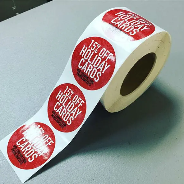Semi-Gloss Custom Label Rolls