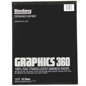 Speedball® BIENFANG Marker Pad 51g 50sh 9x12"