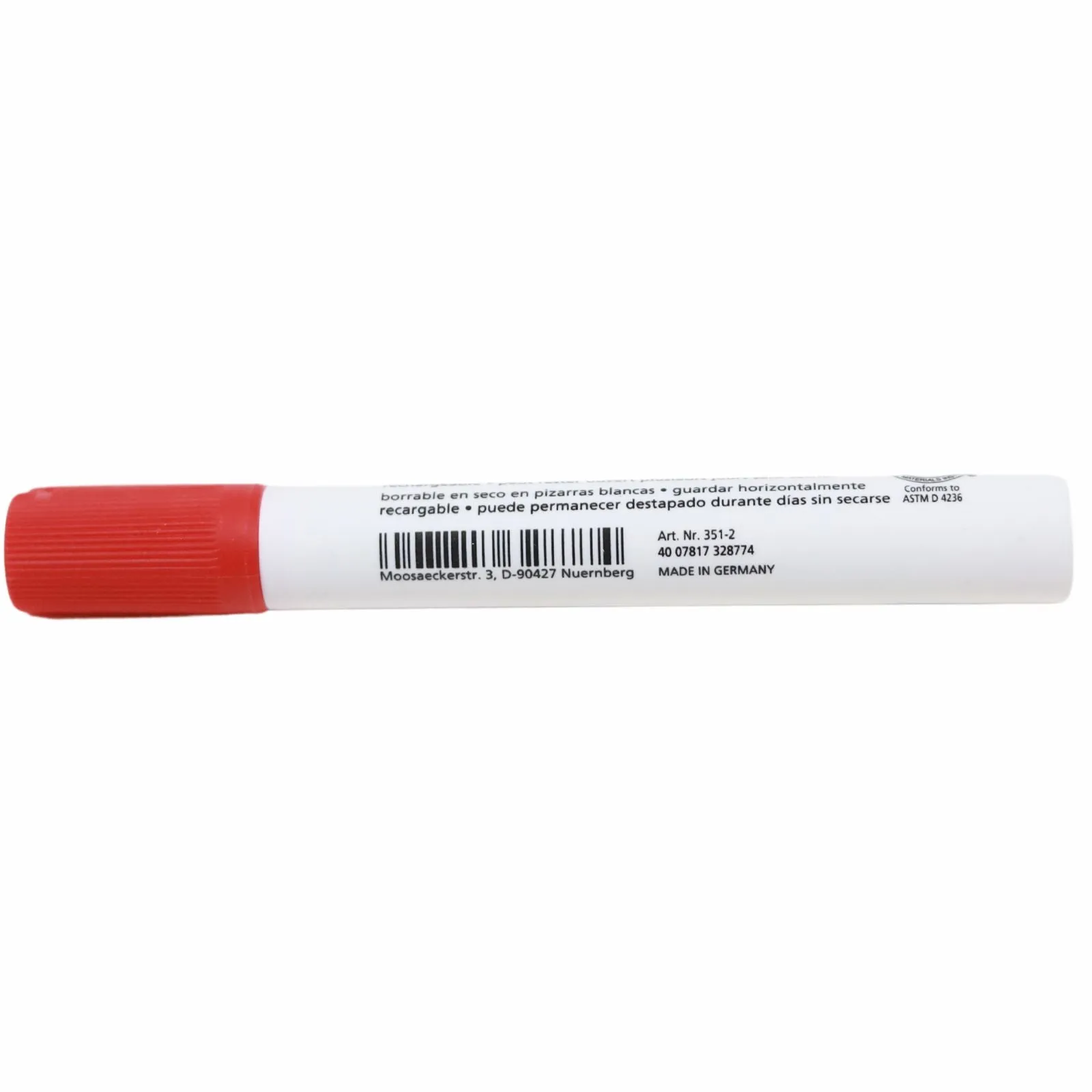 Staedtler - Lumocolor Whiteboard Marker - Bullet Tip - Red
