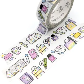 Stationery Squish Washi Tape (Holo Foil)