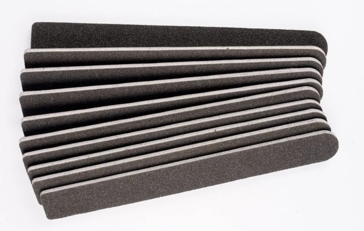 The Edge Nails Duraboard Electra 100/180 Grit Cushioned File 10 Pack