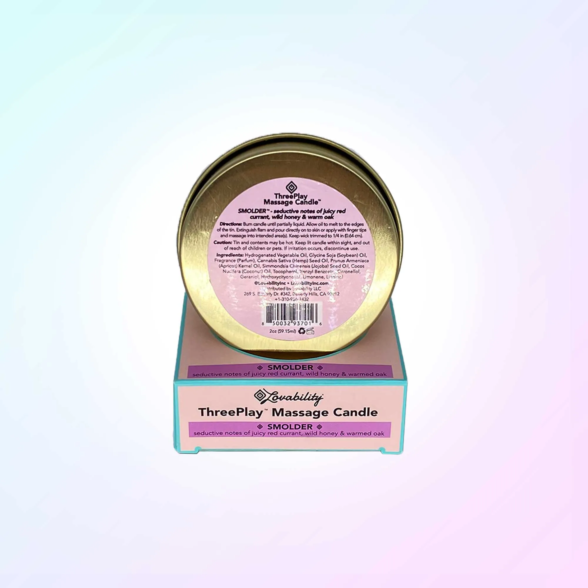 ThreePlay Massage Candle