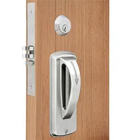 Townsteel MRX-A-33-630 Heavy Duty Ligature Resistant Intruder Dead Bolt Mortise Lock Arch Trim, Schlage C Cylinder, US32D Satin Stainless Steel