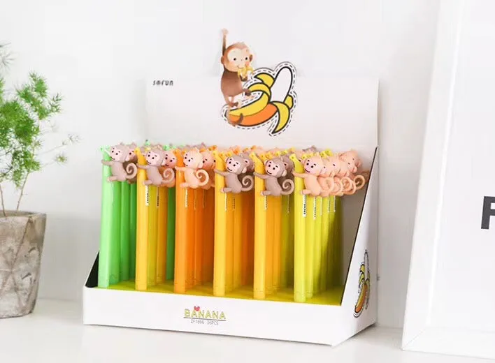 X 22227 MONKEY BANANA GEL PEN-DISCONTINUED