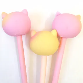 X 22354 BIG SOFT RAINBOW CAT GEL PEN-DISCONTINUED