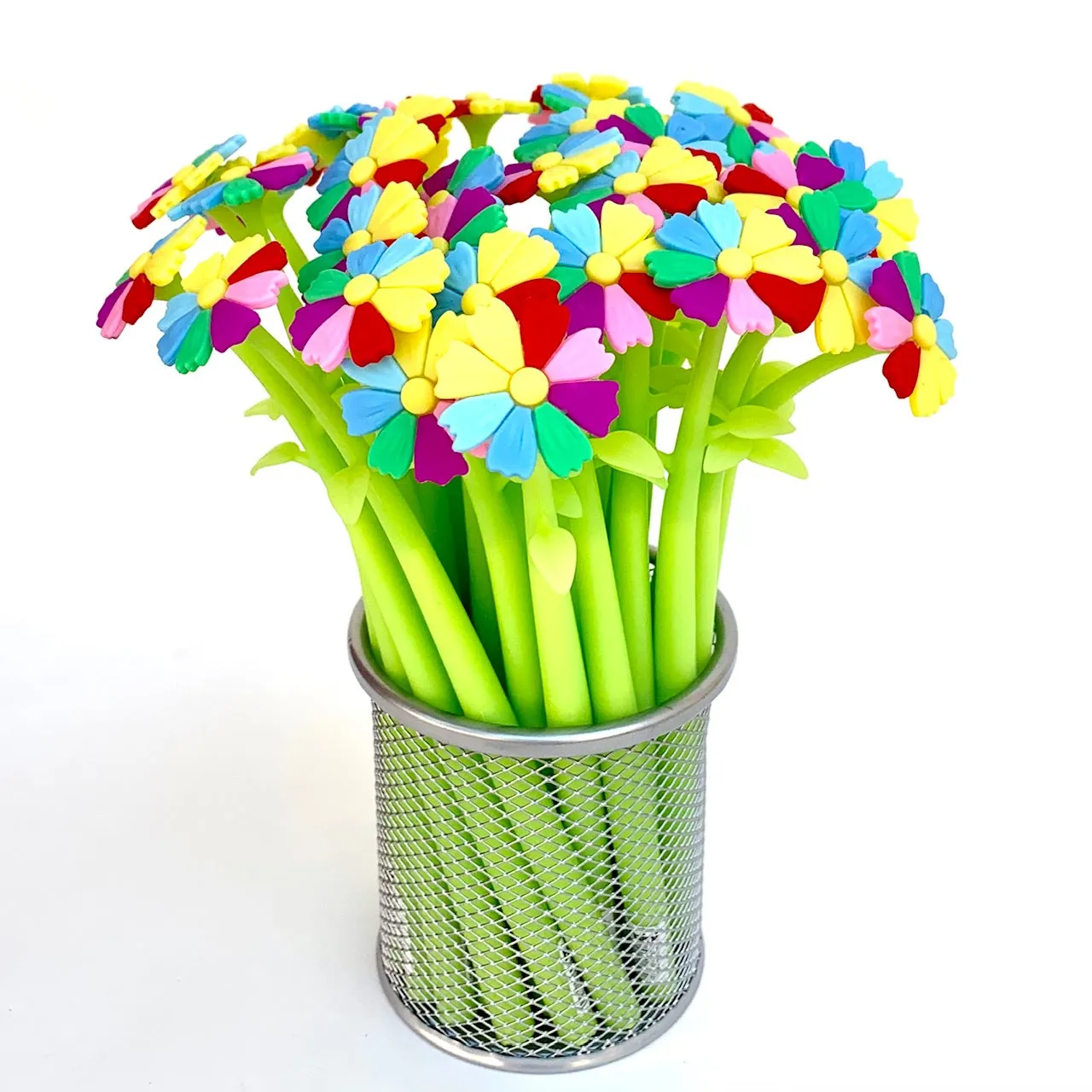 X 22380 LUCKY RAINBOW FLOWER GEL PEN-DISCONTINUED